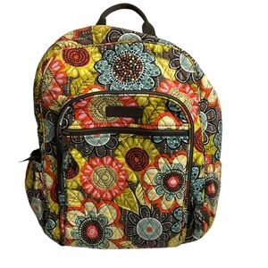 Vera Bradley Laptop backpack in Flower Shower pattern